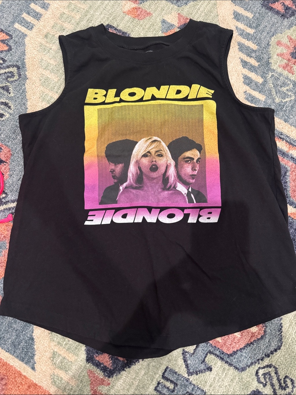 Graphic Muscle Tee - Black